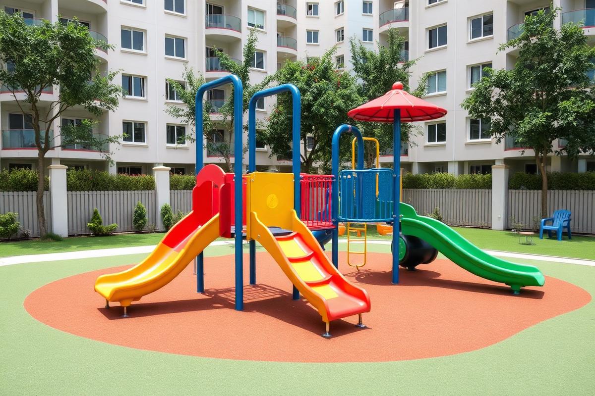 Playground de Ferro para condomínio