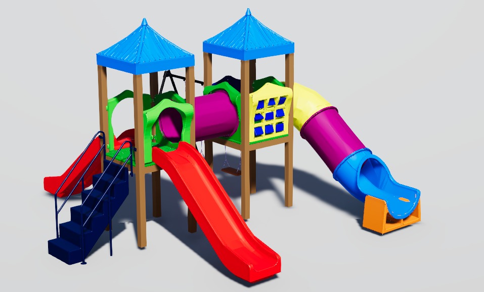 Playground de Polietileno para condomínio